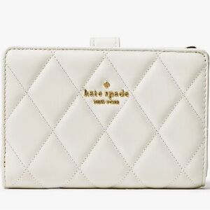 Kate Spade Quilted Smooth Leather Wallet
